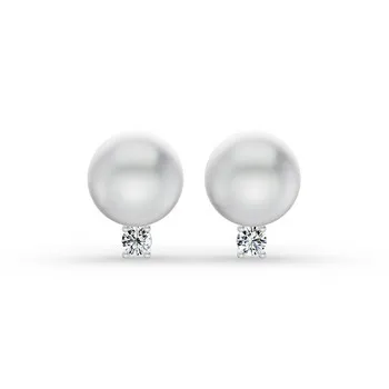 White GoldEarrings - view 2