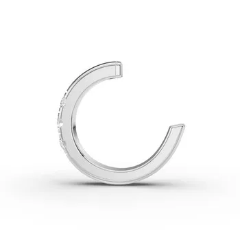 White GoldEarrings - view 1