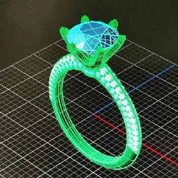 White GoldRings - view 2
