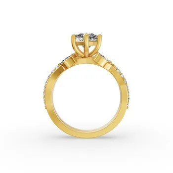 Yellow GoldRings - view 3