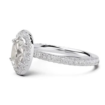 White GoldRings - view 1